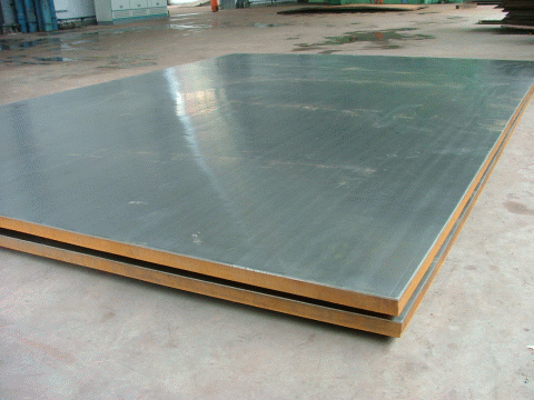 Copper-steel composite board